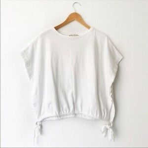 eri + ali Anthropologie NWT Teagan White Sz L